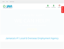 Tablet Screenshot of employmentjamaica.com